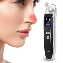 Электрический акне угрей нос Уход за кожей лица глубокого очищения пылесос пористая кожа инструменты для ухода за глазами отсасывающая машина с 6 головы