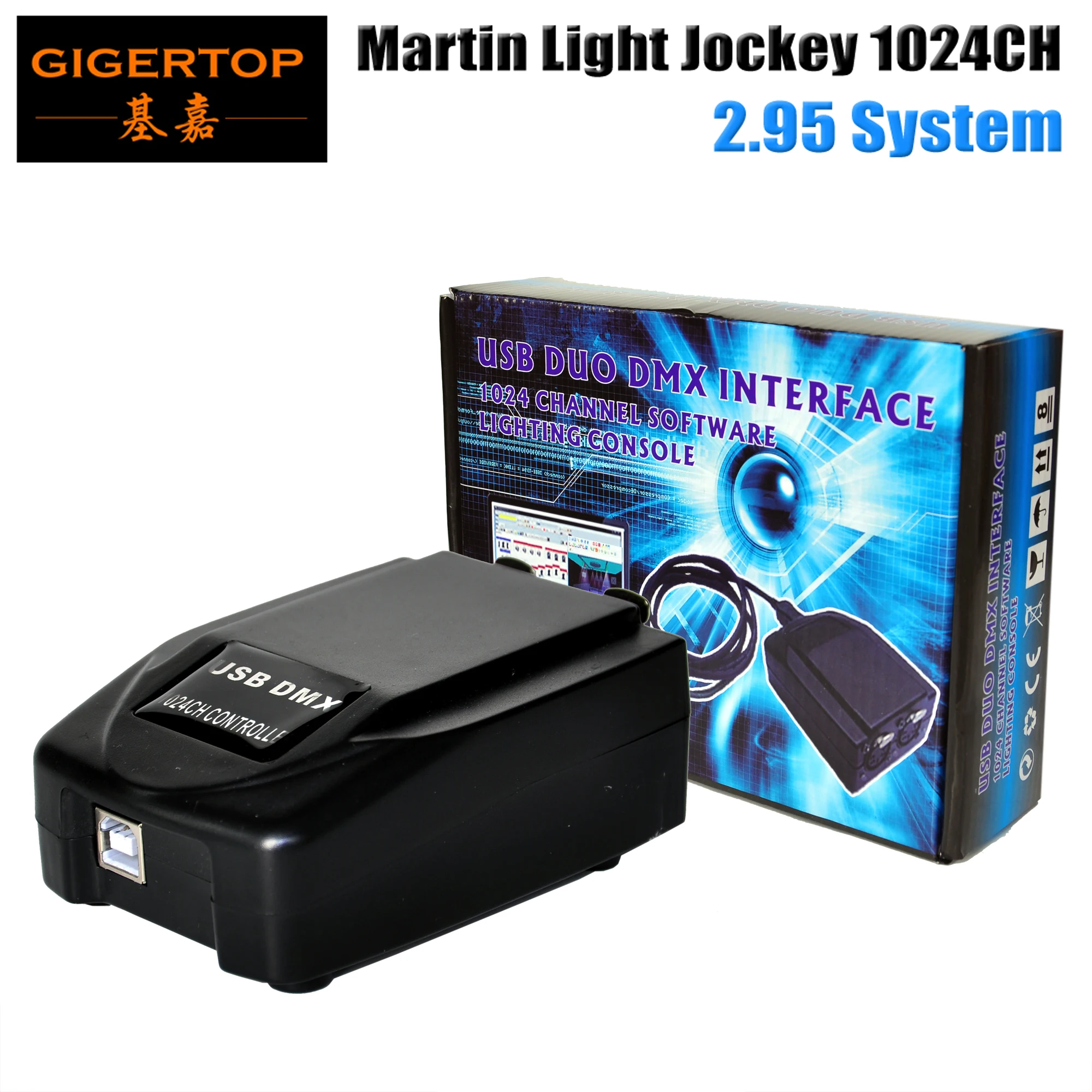 Мартин свет жокей 1024 USB контроллер ПК на базе Windows контроллер с использованием USB интерфейс dmx светодиодное освещение сцены