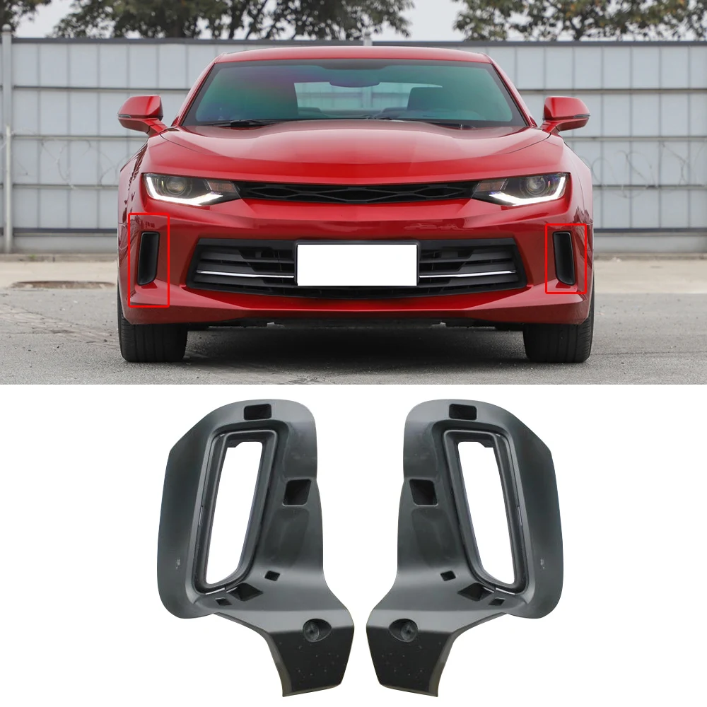CAPQX For Chevrolet Camaro 2.0T 2016-2017 Front bumper Fog light garnish Frame foglamp lamp hood Light cover Lid | Автомобили и