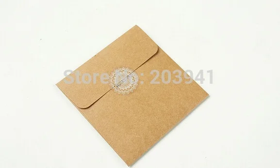 5 шт./лот крафт-бумага Винтаж CD оптический диск конверт украшения бумажный мини-пакет