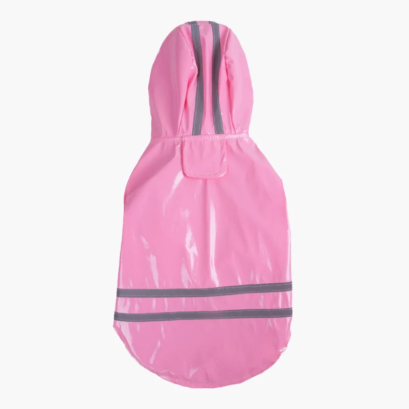 S-XL Pu Dog Raincoat Puppy Pet Hoody Waterproof Jackets PU Raincoat for Dogs Cats Apparel Cloth Wholesale Outdoor Dog Clothes