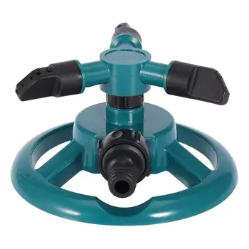 

Garden Sprinklers Automatic Watering Grass Lawn 360 Degree 3 Nozzle Circle Rotating Irrigation System