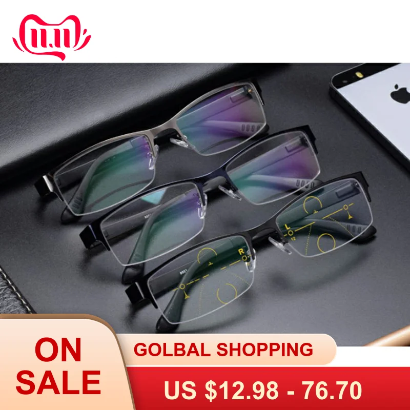 Billige Stgrt Männer Rezept Lesebrille Mit Gradienten Objektiv Anti Blue Ray Uvb 400 Schutz очки
