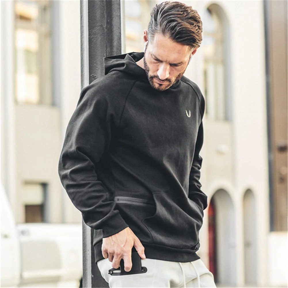 

Training Wear Men Hoodie/Sweatshirt Good Quality Streetwear Pullover Hoodies Mens Sweatshirts Causal Fitness Wear