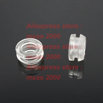 

0422 wire grommet 8mm inner dia hole white Clear board double side LED lighting toy DIY coil protector metal outlet case plate