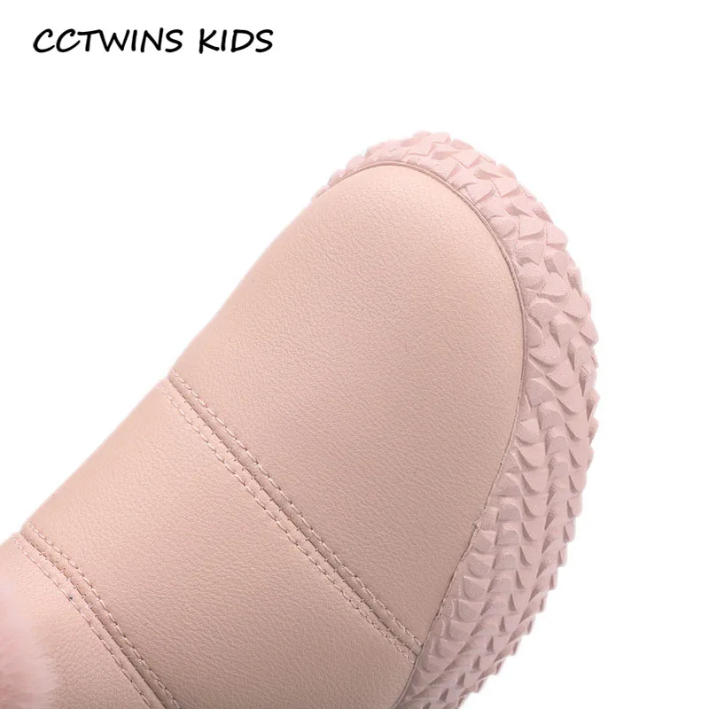 CCTWINS/детская обувь; коллекция года; зимние детские сапоги до середины икры; модные детские зимние сапоги; брендовая теплая обувь для девочек; черная обувь для малышей; SNB027