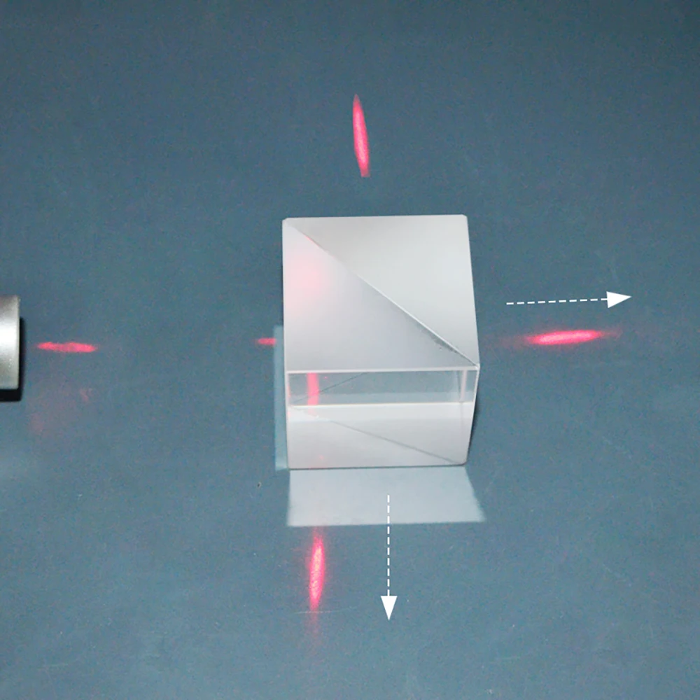 

Optical Glass Cube Dichroic Dispersion Beam Splitter Prism Splitting Ratio 50:50 for Spectrometer Experiment Prisma