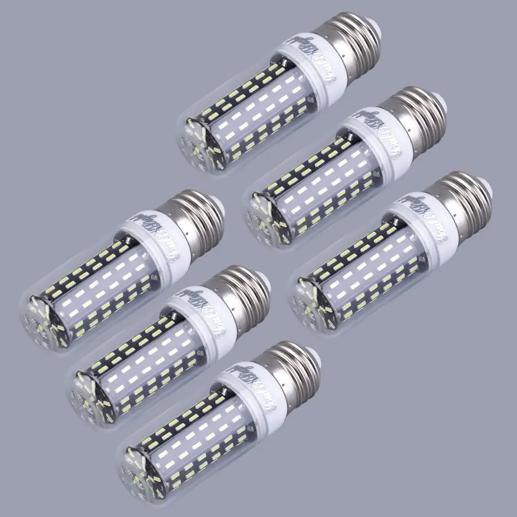 6pcs E27 12W 96 SMD 4014 Corn LED Light Lamp Bulbs 220V-240V Warm/Cool White