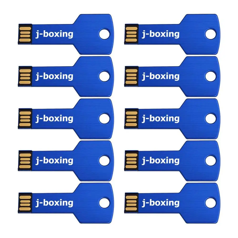 USB флеш накопитель J boxing 10 шт./лот в форме ключа карта памяти флешка для компьютера