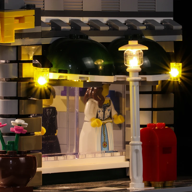 Светодиодная лампа для Lego 10211 строительных блоков большой магазин совместимая с