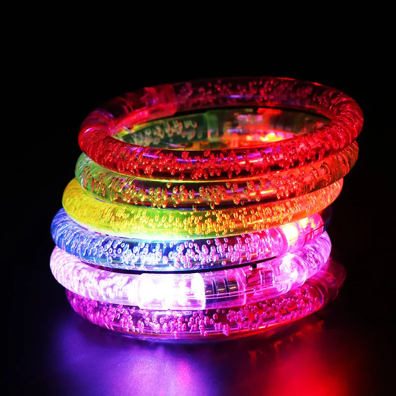 

New Stars Shine In The Dark Kids Toy 1PCS Luminous Bracelet New Children's Toys Flash LED Cartoon Lights Glow In The Dark Toys E
