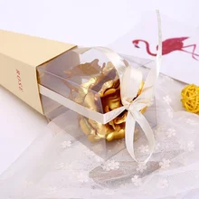 Романтическое розовое свадебное украшение с покрытием из золотистой фольги 24 k, Золотая Роза, имитация цветка розы, подарок на день Святого Валентина