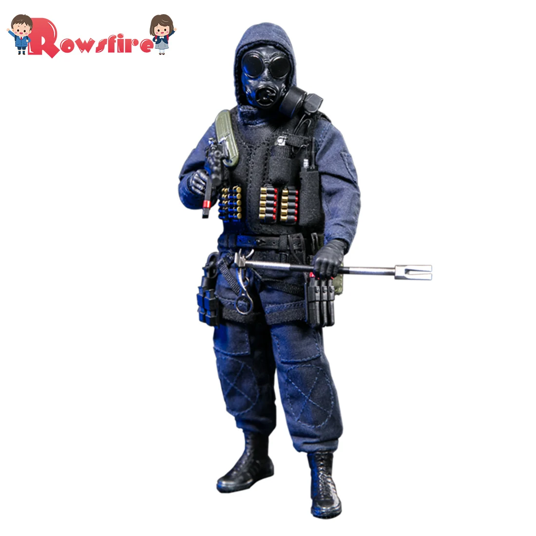 

15cm 1/12 Soldier Action Figure Realistic Headsculpt DIY Handmade SAS CRW Breacher Soldier Model