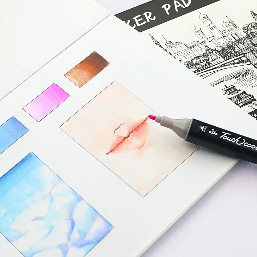 Авторучка со специальным художественным рисунком эскиз B5/A3/A4 230 мм x 170 мм 297 мм x 210 мм ручной разноцветный дизайн книга для рисования