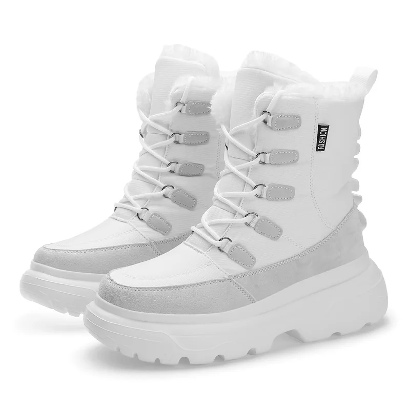 Модные зимние мужские ботинки; Bota Coturnos Masculino; мужская теплая водонепроницаемая Нескользящая хлопковая обувь; мужские зимние кроссовки; ботильоны