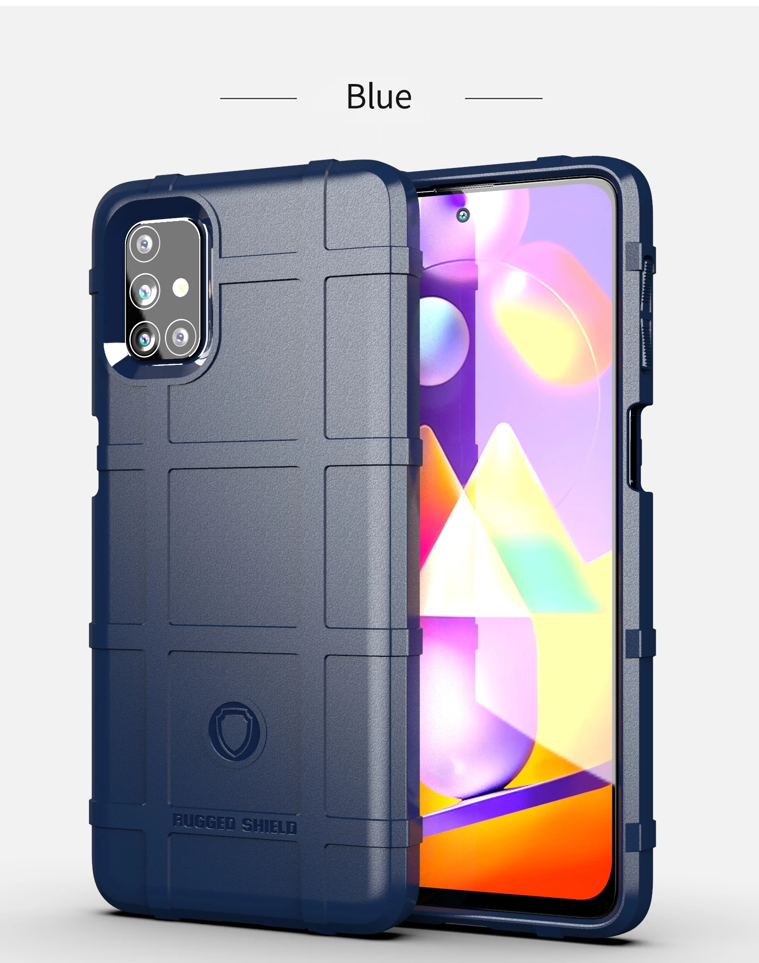 New Product Protector For Samsung Galaxy M31S 6.5inch Silicone Heavy Duty Protection Full cover Case For Galaxy M31S Shell