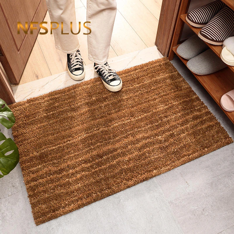 Coconut Fiber Shoes Clean Mat Carpet Rug | Coconut Fiber Entrance Doormat -  Outdoor - Aliexpress