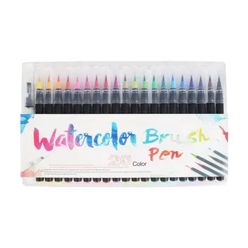 

20pcs colorful art markers brushes pens Soft Head Brush Calligraphy Pen for school supplies writing for drawing