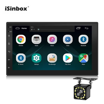 

ISINBOX Android 8.1 Auto Radio 2 Din Car Radio Head Unit GPS MP5 Player Bluetooth Wifi Mirror Link Reversing Cameras Radio Coche