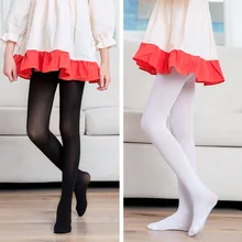 Snoopy/летние тонкие бархатные белые носки для девочек, противомоскитные носки для танцев, Детские сценические носки