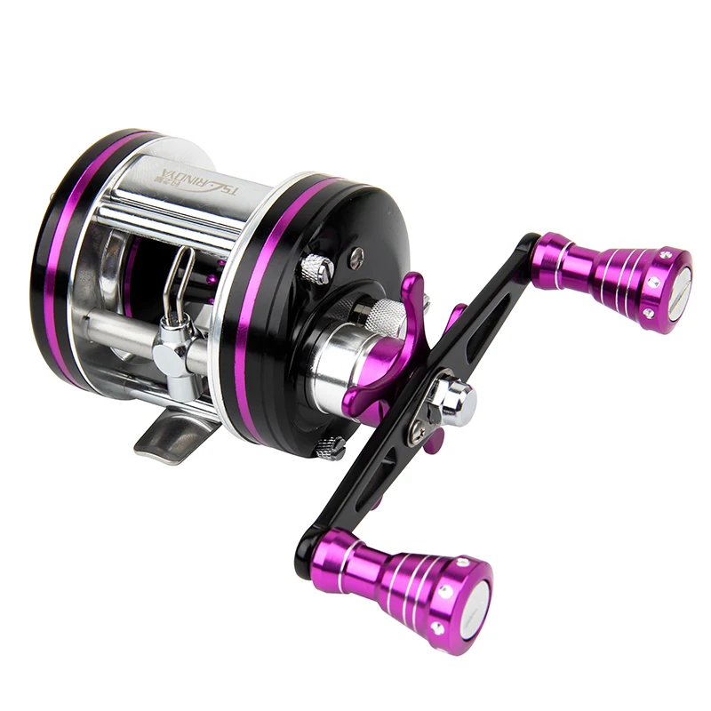  Cast Drum Wheel Fishing Reel Saltwater Baitcasting Reel Coil 6+1 Ball Bearing Distant Wheel 7kg Dra