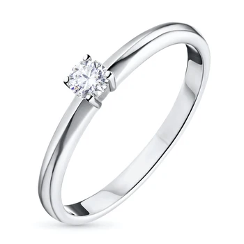 

White gold ring with a diamond e0901kts12154200