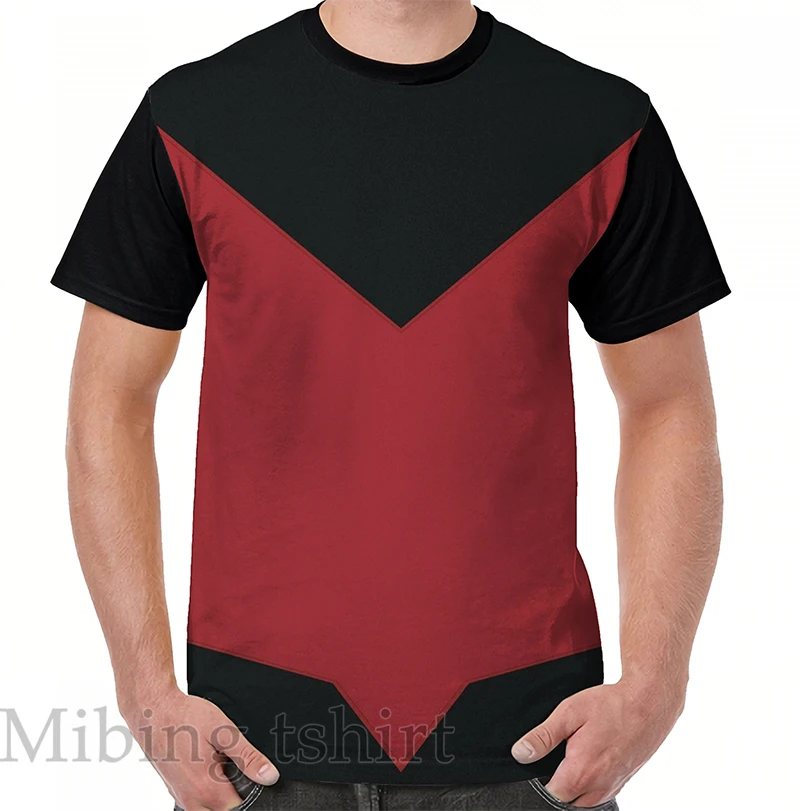 Футболка Jiren мужская женская с забавным принтом круглым вырезом и коротким