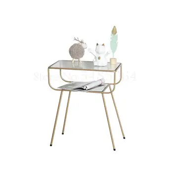 

Net Red Bedside Table Mobile Living Room Sofa Next To The Side Table Removable Small Cabinet Feet On The Sofa