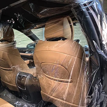 

Transparent Car Anti Droplets Proof Isolation Screen PVC Protection Film Curtain For Uber Taxi Driver Passenger Car Interior