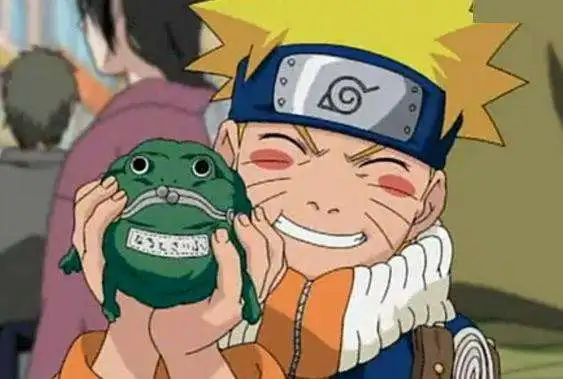

Free Shipping Anime Naruto Uzumaki Naruto Green Frog Wallet