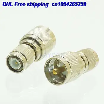 

DHL 100pcs Conversion Adapter PL259 UHF male to TNC male connector For Communication connector 22ds