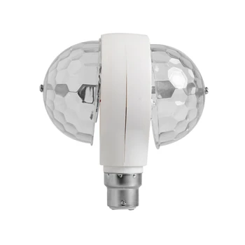 

B22 E27 Auto Rotating RGB Crystal Stage Light Magic Disco DJ Effect Bulb Lamp