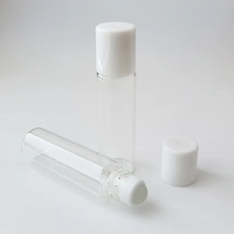 5ML White glass ball 100 шт./лот, 5 мл, мини-флакон для эфирных масел, флакон многоразового использования, пустые флаконы для парфюма - Цвет: 5ML White glass ball