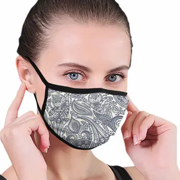 

Element Pattern Series print Black edge dust mask, suitable for outdoor sports activities, washable and reusable