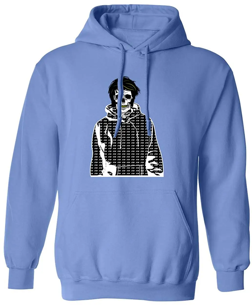 Undead Scrim$ UICIDEBOY$ классическая мужская толстовка с капюшоном Carolina Blueunisex мужская толстовка с капюшоном