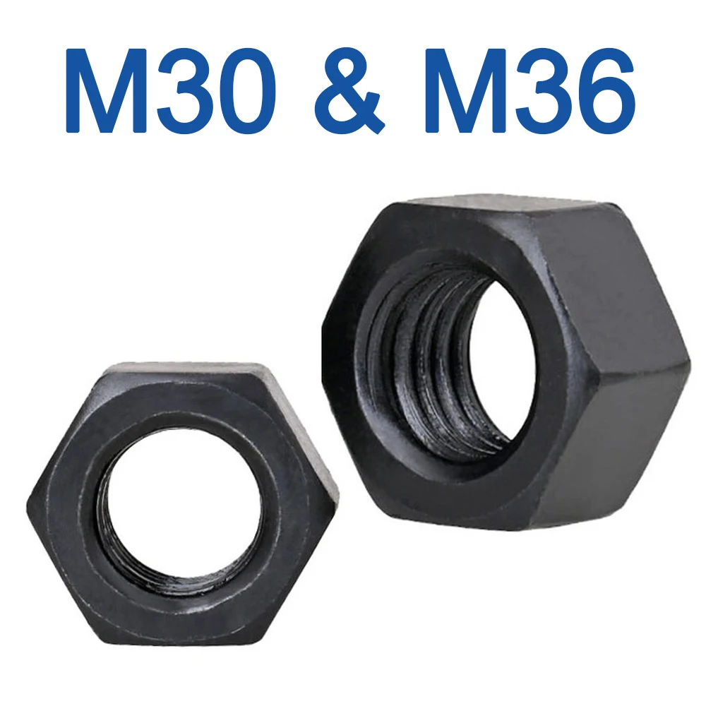 1PieceHexagonHexNutsM30M36BlackOxideCarbonSteelMetricNuts.jpg