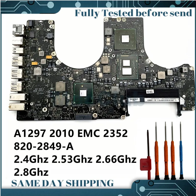logic board for 820-2849-a For MacBook Pro a1297 17&quot 2010 i7-620m i7-540m 661-5472 661-5526 639-1567 motherboard | Компьютеры и