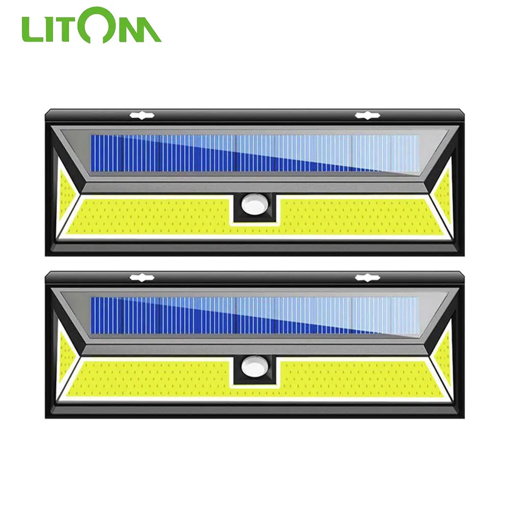 1/2/4 пакет LITOM XG888 180 светодиодный S солнечный светильник движения Сенсор настенный