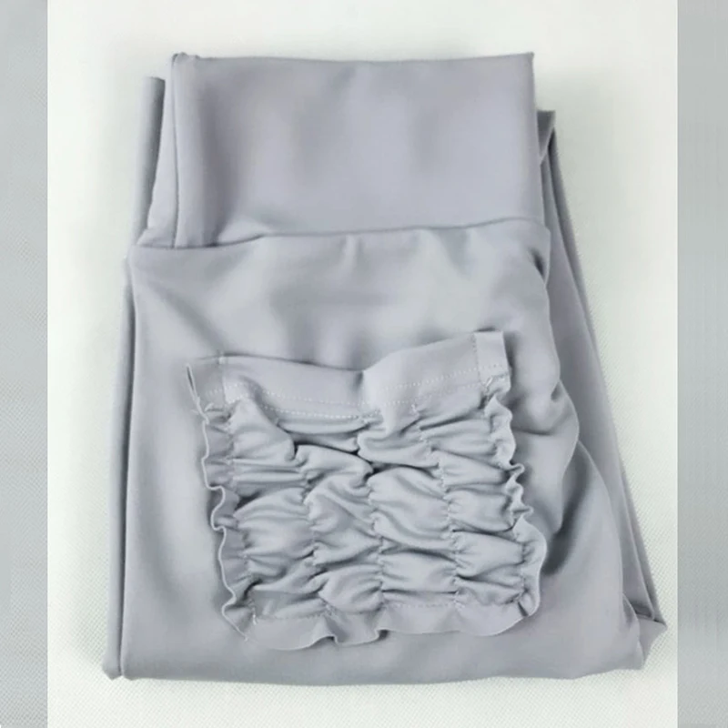 gray leggings Сексуальные леггинсы размера плюс, женские Леггинсы пуш-ап, леггинсы для тренировок с карманами, штаны для фитнеса, антицеллюлитные леггинсы, спортивные плотные - Цвет: gray leggings
