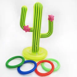 YK – accessoires pour piscines flottantes, jouets pour enfants, jeu de combat pour fête sur la plage, jeu de lancer d'anneau, Cactus, 2022 