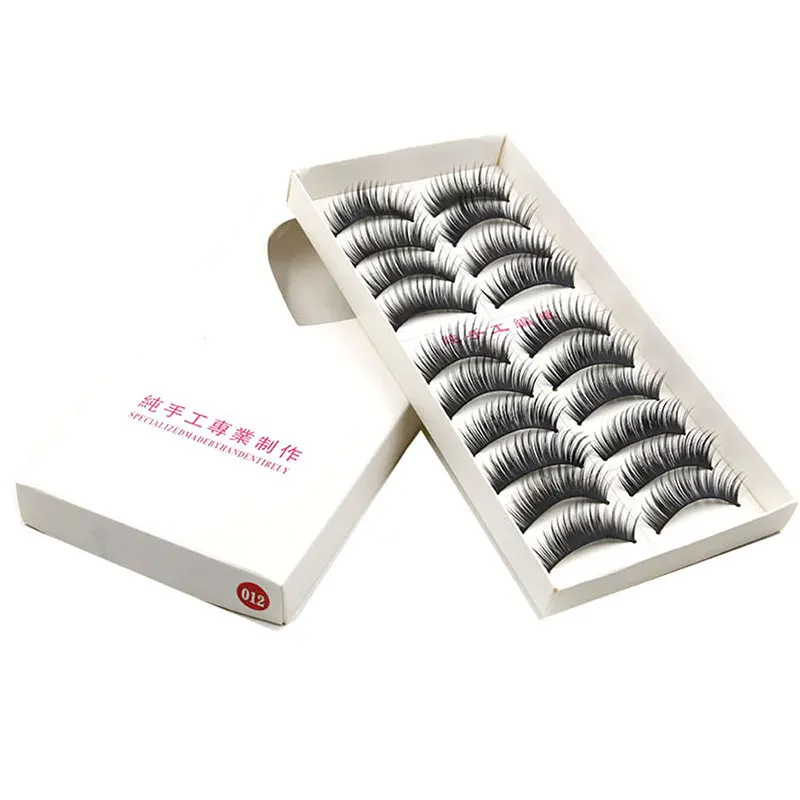 

New 10 pairs natural false eyelashes fake lashes long makeup 3d mink lashes extension eyelash mink eyelashes for beauty makeup