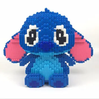 

More than 2000pcs Mini Blocks Big Model Size Mario Blocks Anime DIY Cartoon Toys Stitch Auction Model Toy Kids Gifts
