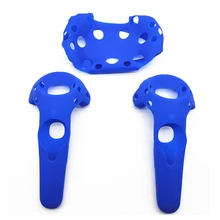 Силиконовые противоскользящие моющиеся устойчивые к царапинам игровые аксессуары прочный чехол с ручкой защитный чехол для htc гарнитура VR