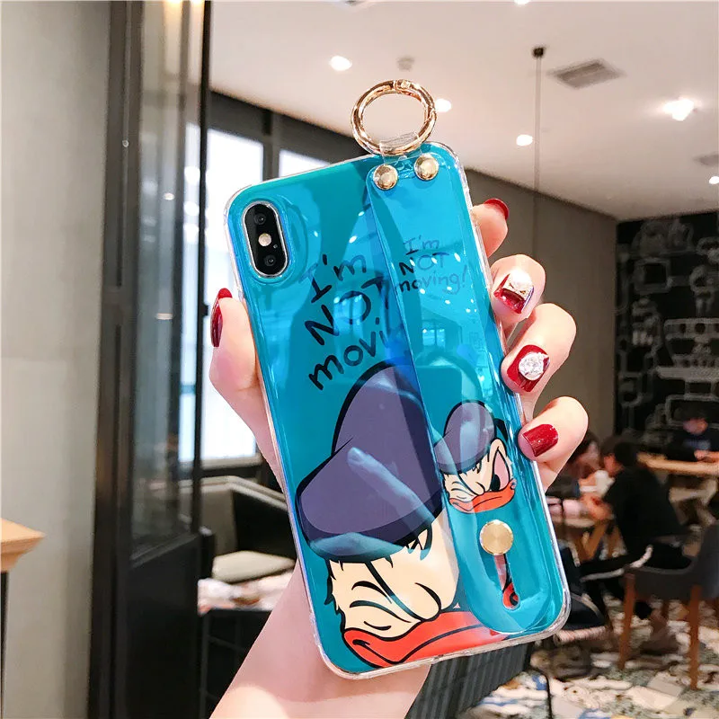 Милая повязка на руку с ремешком на запястье Daidy Donald для Redmi Note7 7a K20 Pro Etui для Xiaomi mi8 9 se lite для Redmi 7 case