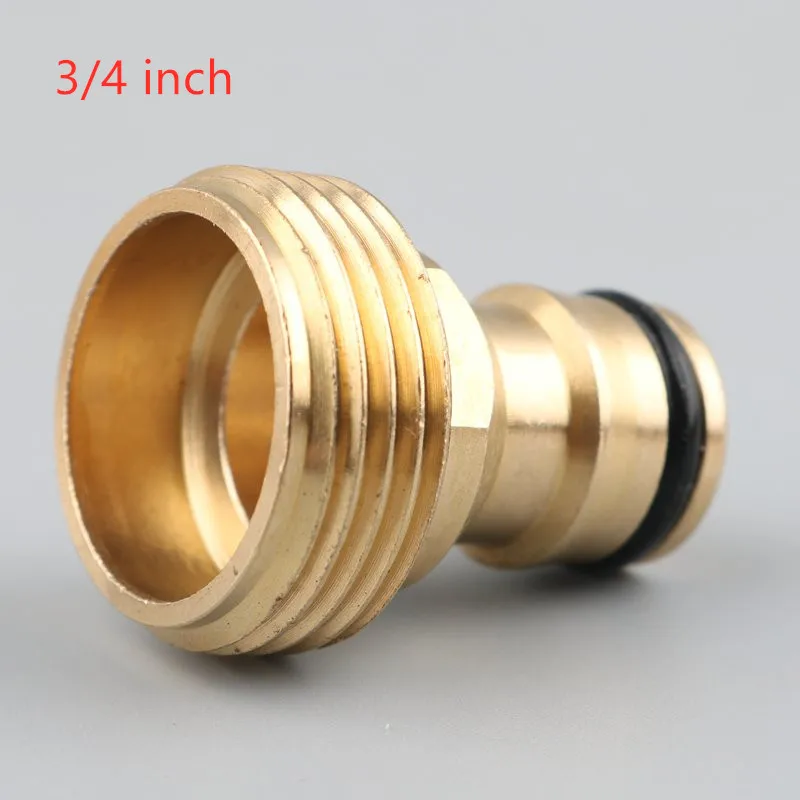 3I4 Медь 1/2 ''3/4'' 1 ''Резьбовой Адаптер водопроводное соединение для крана водяной пистолет мойка автомобильный разъем 16 мм разъем для садового шланга для сада - Цвет: 3I4