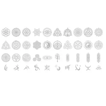 

40Pcs Copper Orgonite Sticker Tree Life Energy Tower Pyramid Epoxy Resin Crafts F3MD