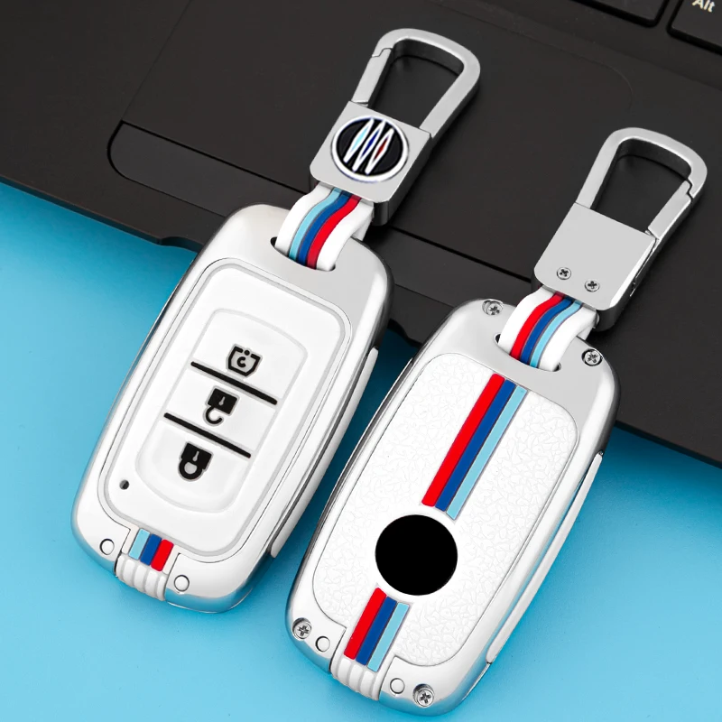 Car Key Case for Dongfeng 580 F507 Folding Remote Shell car styling Accessories Car-Styling Holder Keychain | Автомобили и