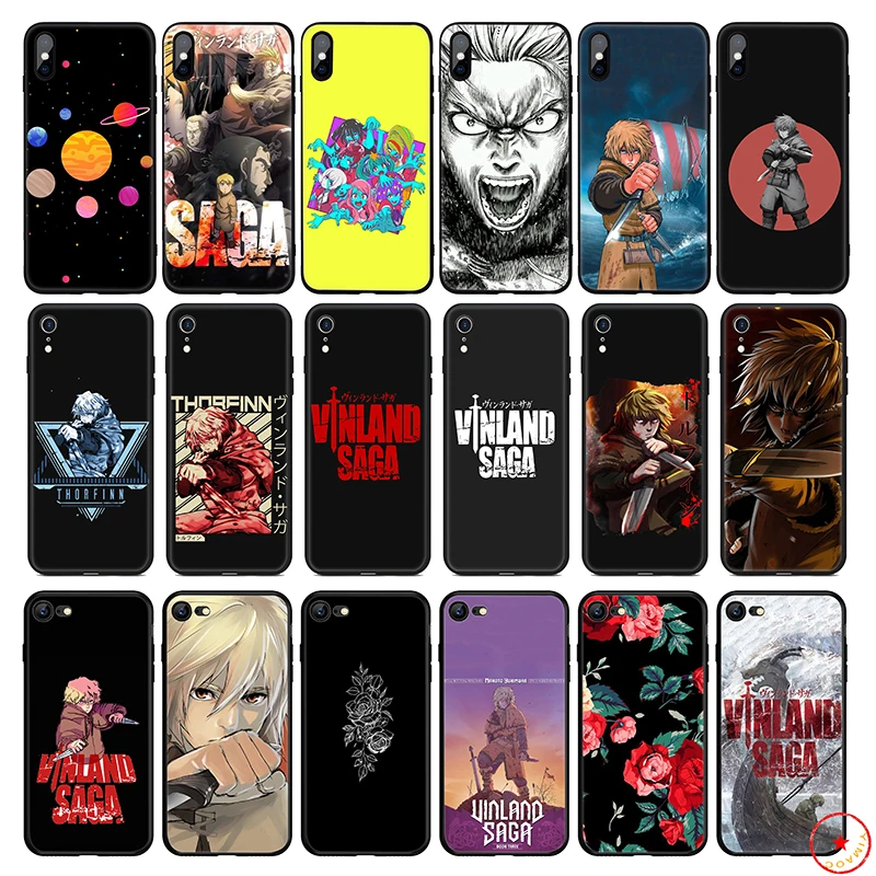 Мягкий силиконовый чехол для телефона Vinland Saga аниме iPhone 11 Pro Xs Max X или 10 8 7 6 6S Plus 5 SE Xr