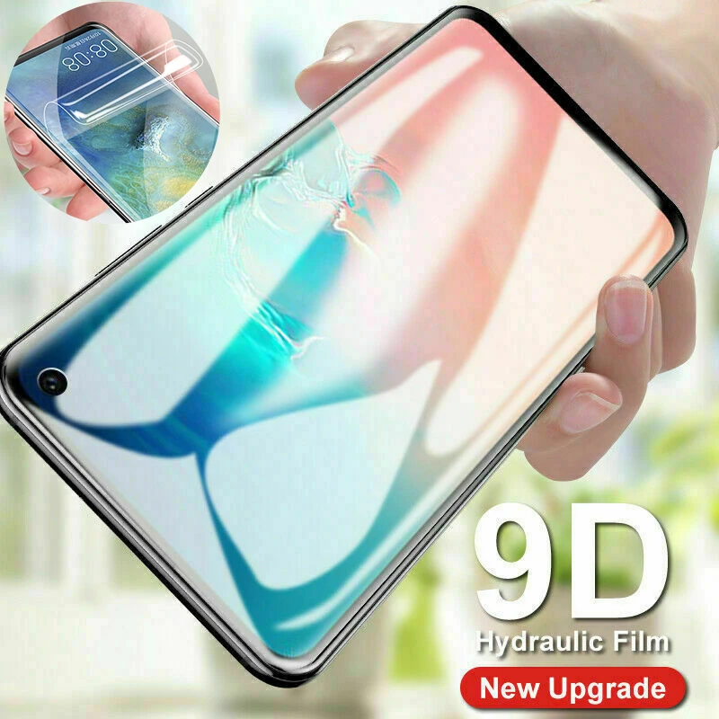 9D полное покрытие мягкая пленка для samsung Galaxy Note 9 8 S10 S9 S8 Plus S10e Note 10 защита экрана Гидрогелевая пленка без закаленного стекла