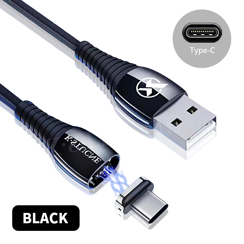 Бежевый 5А кабель type-c Магнитный кабель Micro Usb кабель для зарядки магнитное зарядное устройство для телефона шнур для быстрой зарядки для xiaomi huawei samsung - Цвет: Бежевый